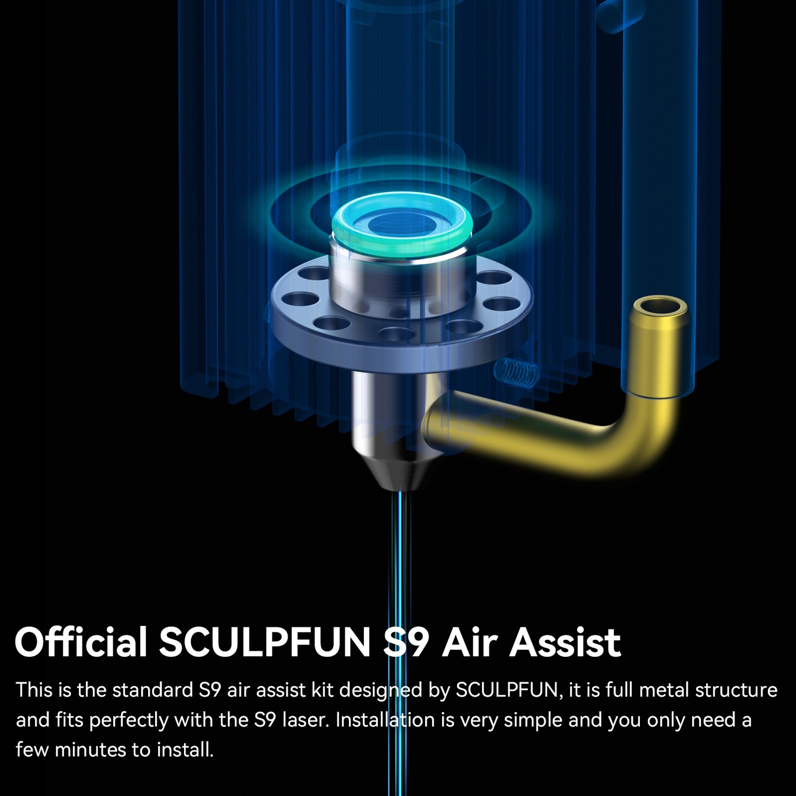 SCULPFUN Kit ugelli Air Assist - Laser Nozzle Ceramic recensione e prezzo