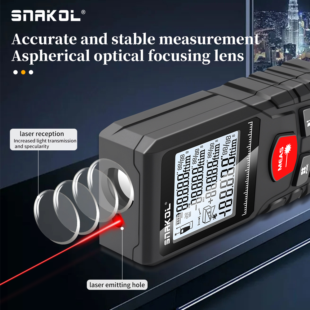 Snakol Laser Distancia 50M/100 - Industrial Laser Rangefinder recensione e prezzo