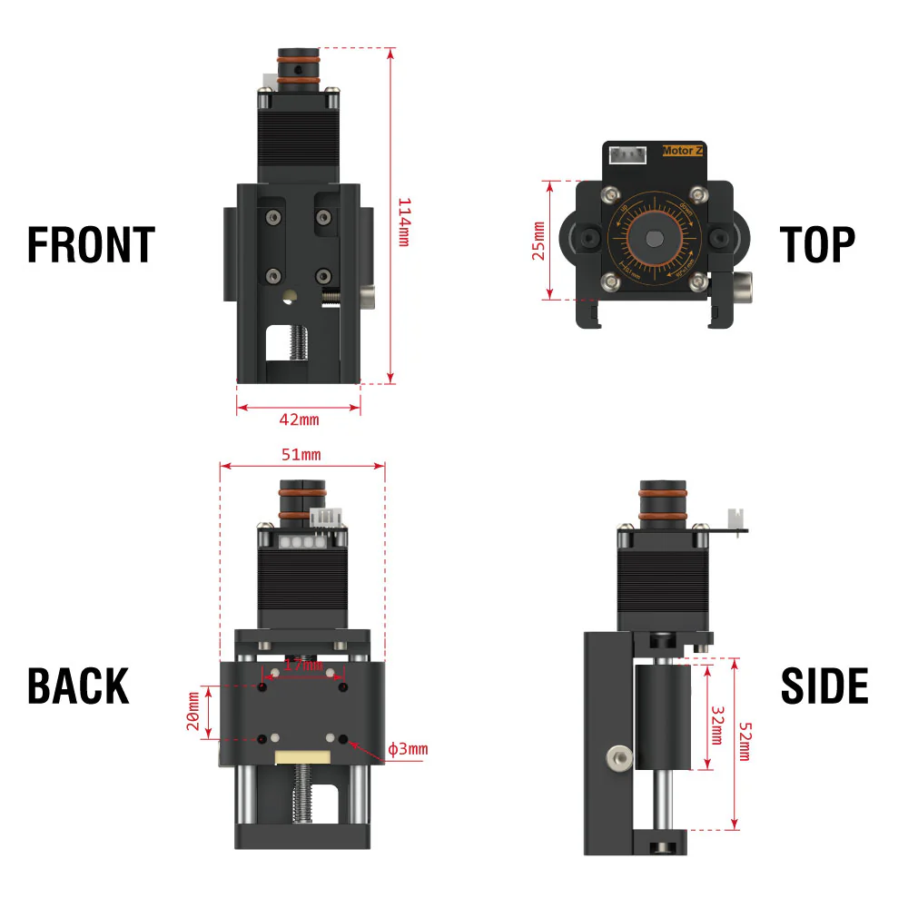 Modulo NEJE asse Z da 20 mm, m - Industrial Laser Uses recensione e prezzo