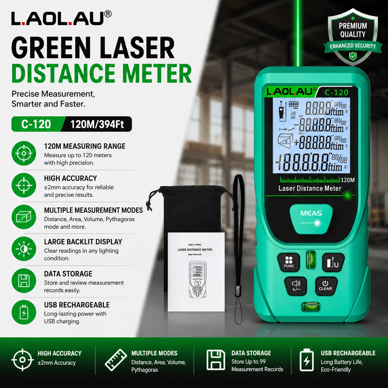 Telemetro laser digitale LAOLA - Industrial Laser Rangefinder recensione e prezzo