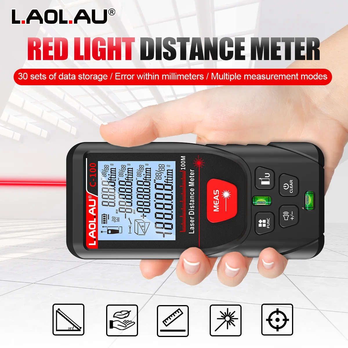 Telemetro laser digitale LAOLA - Industrial Laser Rangefinder recensione e prezzo