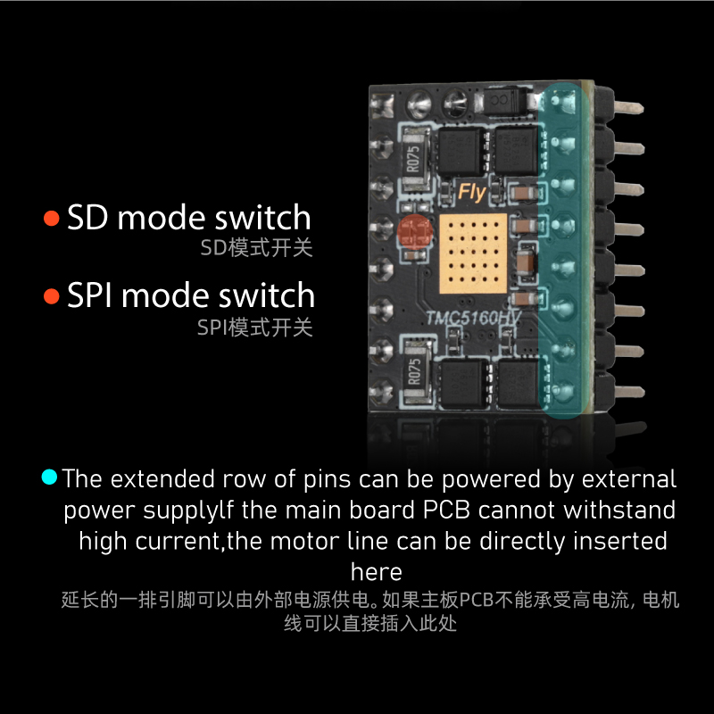 Mellow Fly TMC5160 HV 48V Max  - Stepper Driver Cnc recensione e prezzo