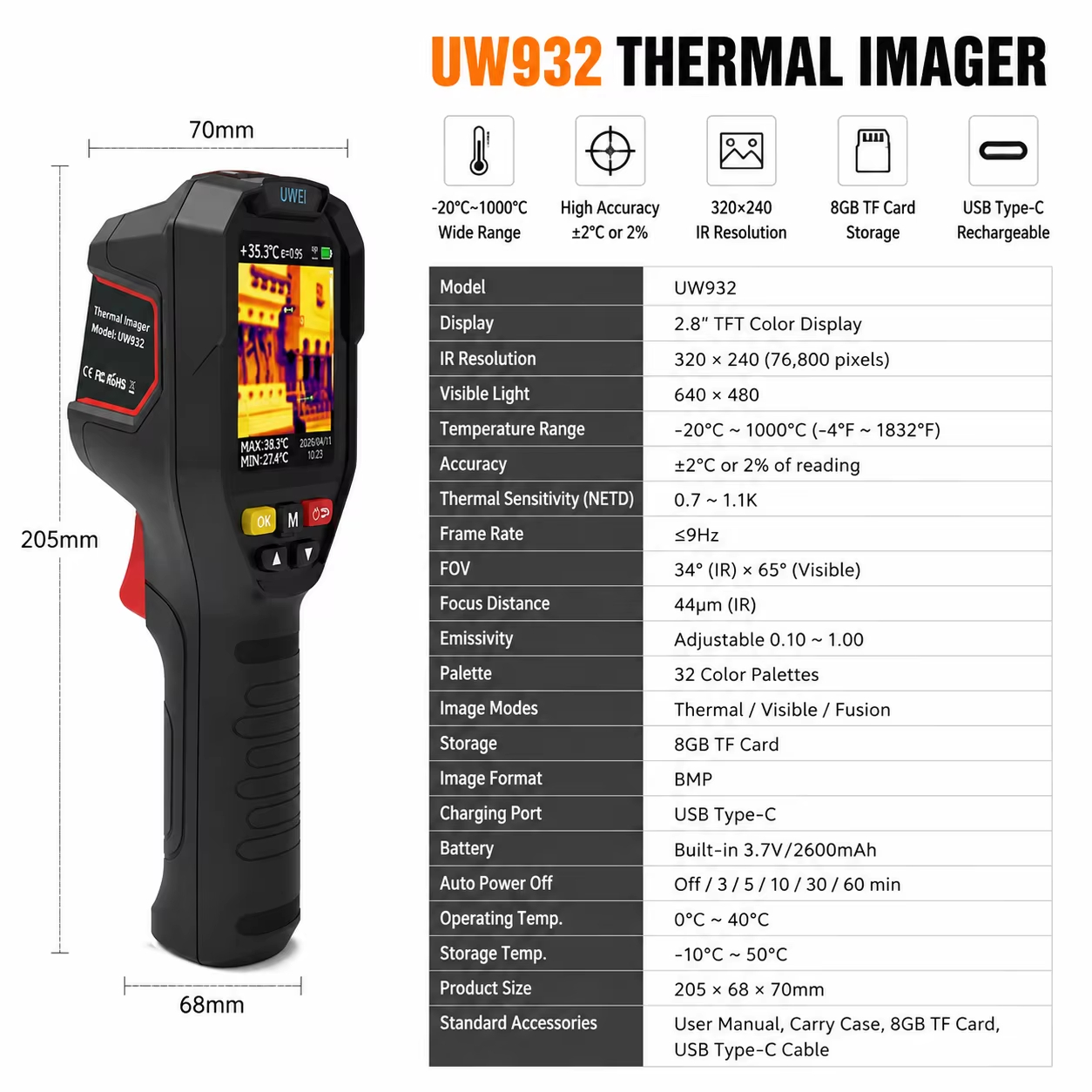 Termocamera Portatile 32x32 -2 - Industrial Visual recensione e prezzo